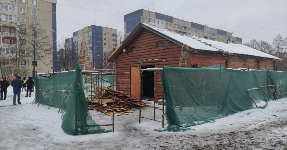 Демонтаж приміщення УПЦ МП на Сихові