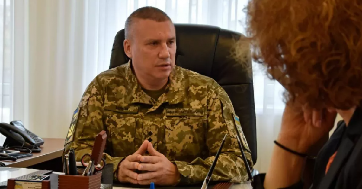 Військовий комісар Одеського обласного територіального центру комплектування та соціальної підтримки полковник Євген Борисов