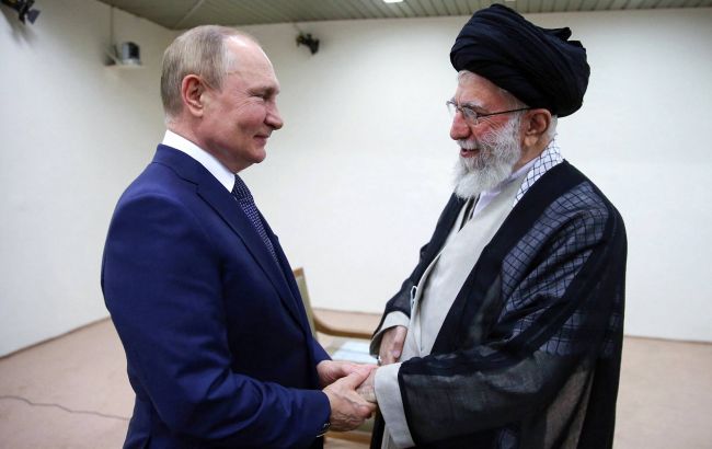 Путін та Верховний лідер Ірану Алі Хаменеї