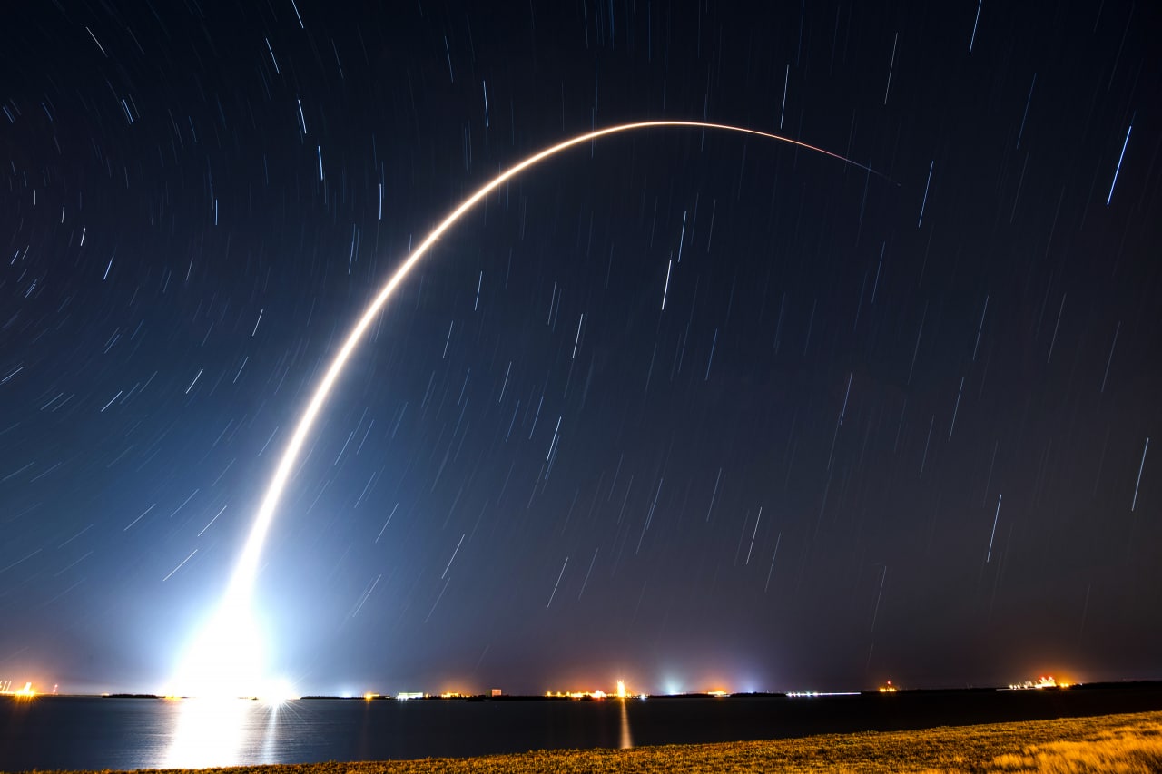 SpaceX запуск Starlink
