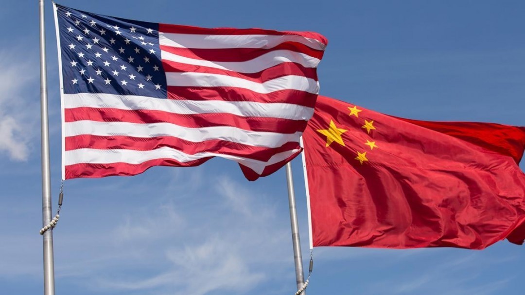 США Китай прапор