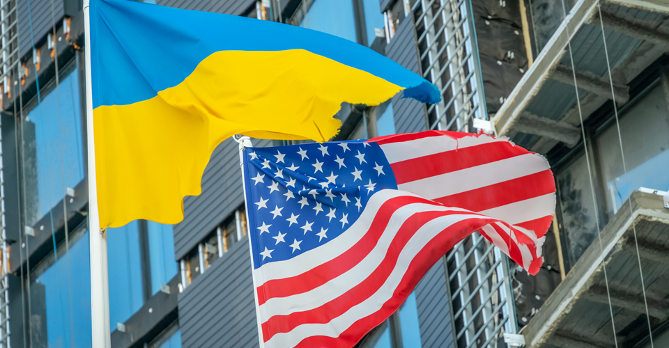 США Україна прапор